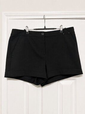 NWOT Express Mid Rise Shortie Tailored Suit Shorts